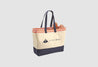 Fire Kai Beach Tote in Coral with Slippers