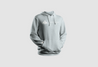 Fire Kai Rugged Hoodie Heather Grey Hands in Pockets
