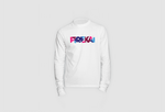 Fire Kai Long Sleeve Abstract in White