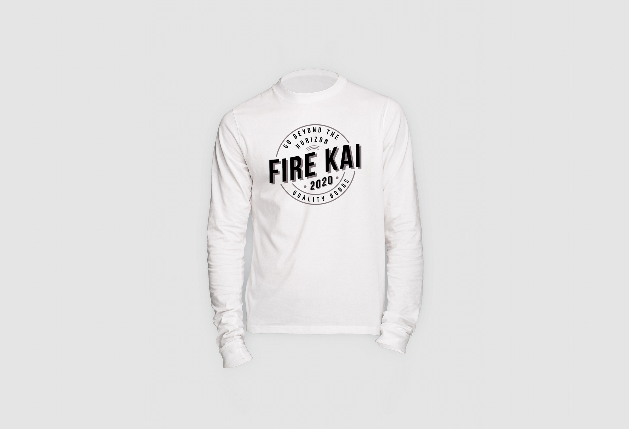 Fire Kai 2020 Long Sleeve Tee in White