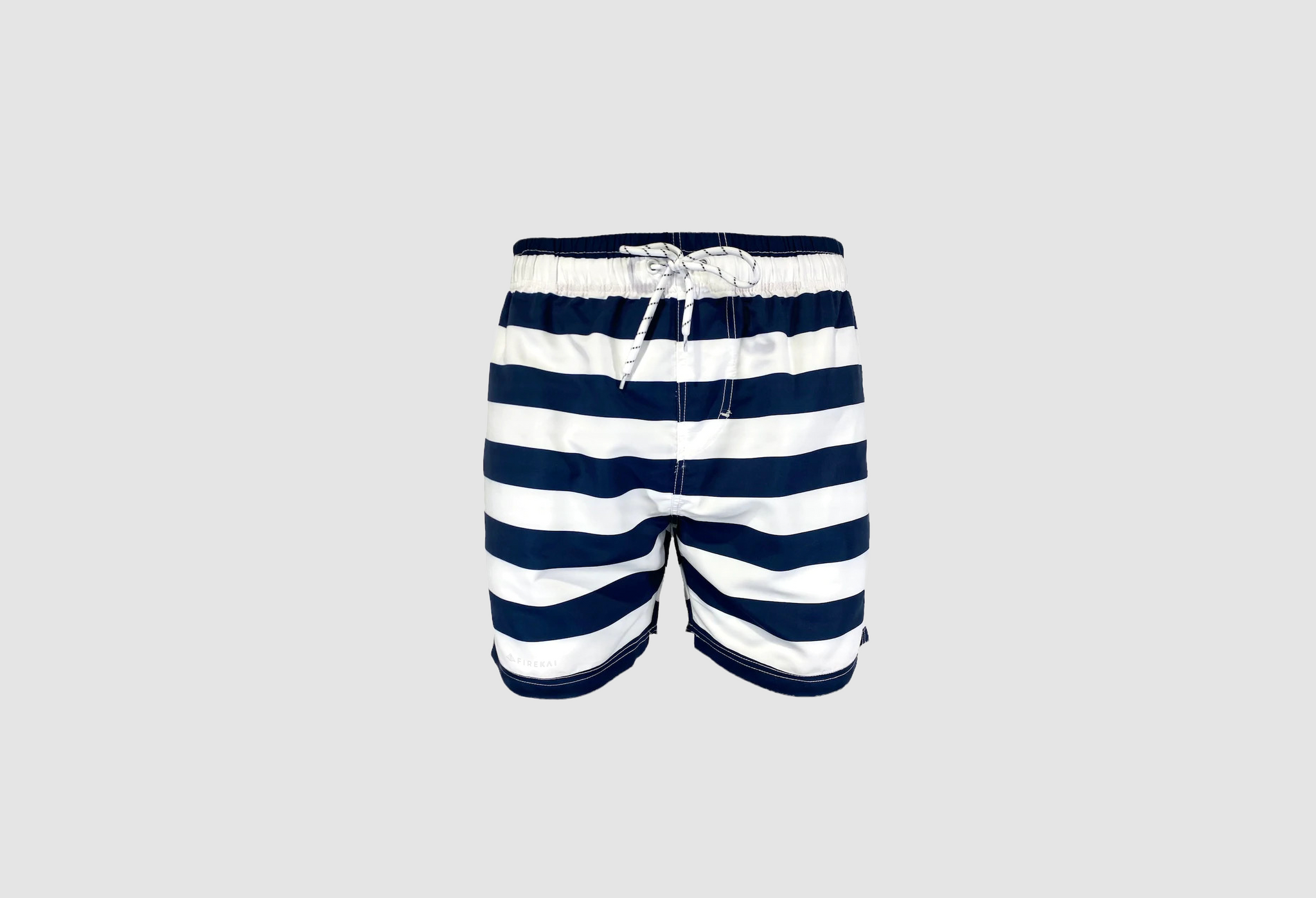 Fire Kai good to go g2g swim shorts blue and white stripes 