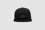 Fire Kai Night Rider Hat Black on Black Logo